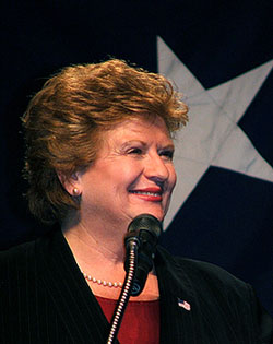 Senator Stabenow, speaking at the Michigan Democratic Party convention