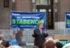 At the Women Senators Rally in Ann Arbor